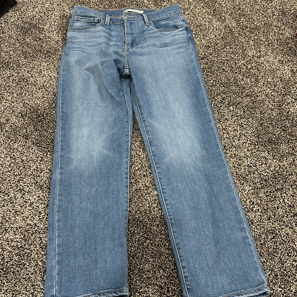 Levi's 724 high-rise straight crop jeans 🌿